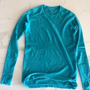 Lululemon Swiftly Tech Long Sleeve Snorkel Blue 8
